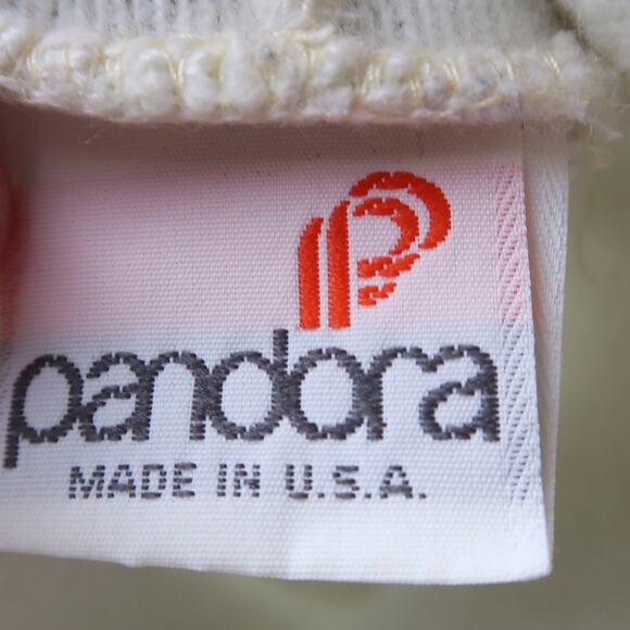Vintage Pandora Cream Wool Knit Turtleneck Sweater S - Picture 5 of 5